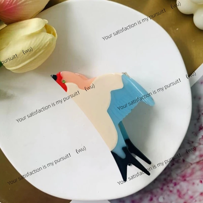 Swallow Hair Claw Clip for Women Girl Sweet Birds Animal Hairpins Jaw Clip Barrettes for Lady Ponytail Holder Hair Dropship
