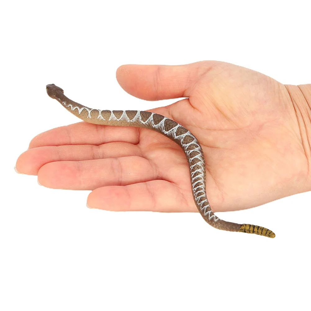 Simulation Snake Model PVC Toy Figurines Toys Kids Decoration Danimals Serpentine Tabletop Ornament Cognitive Child