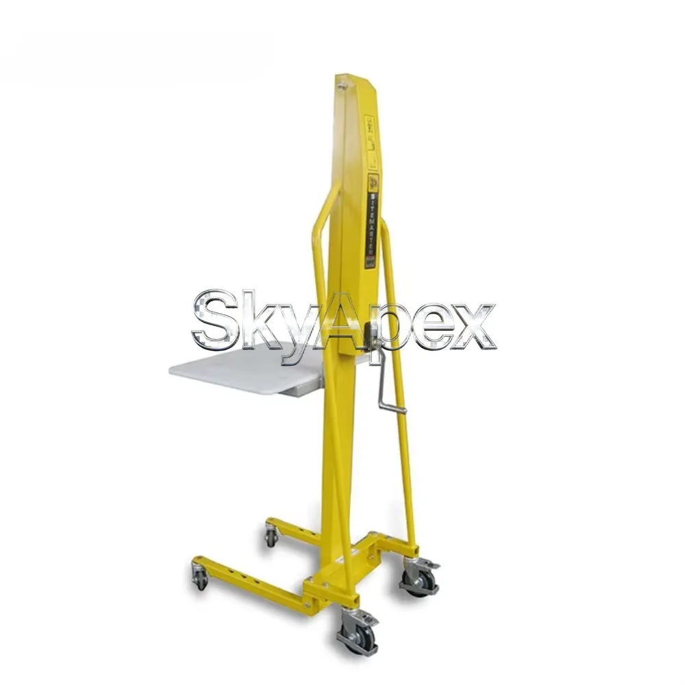 Lightweight Battery-Operated Lift Cart for Material Transportation 150KG Capacity Electric Work Position Lift Table Cart