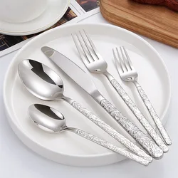 5 Pcs Luxury Golden Cutlery Set Dinnerware Set Tableware Black Dinner Fork Knife Silverware For 1 Flatware 4 Pcs Drop Shipping