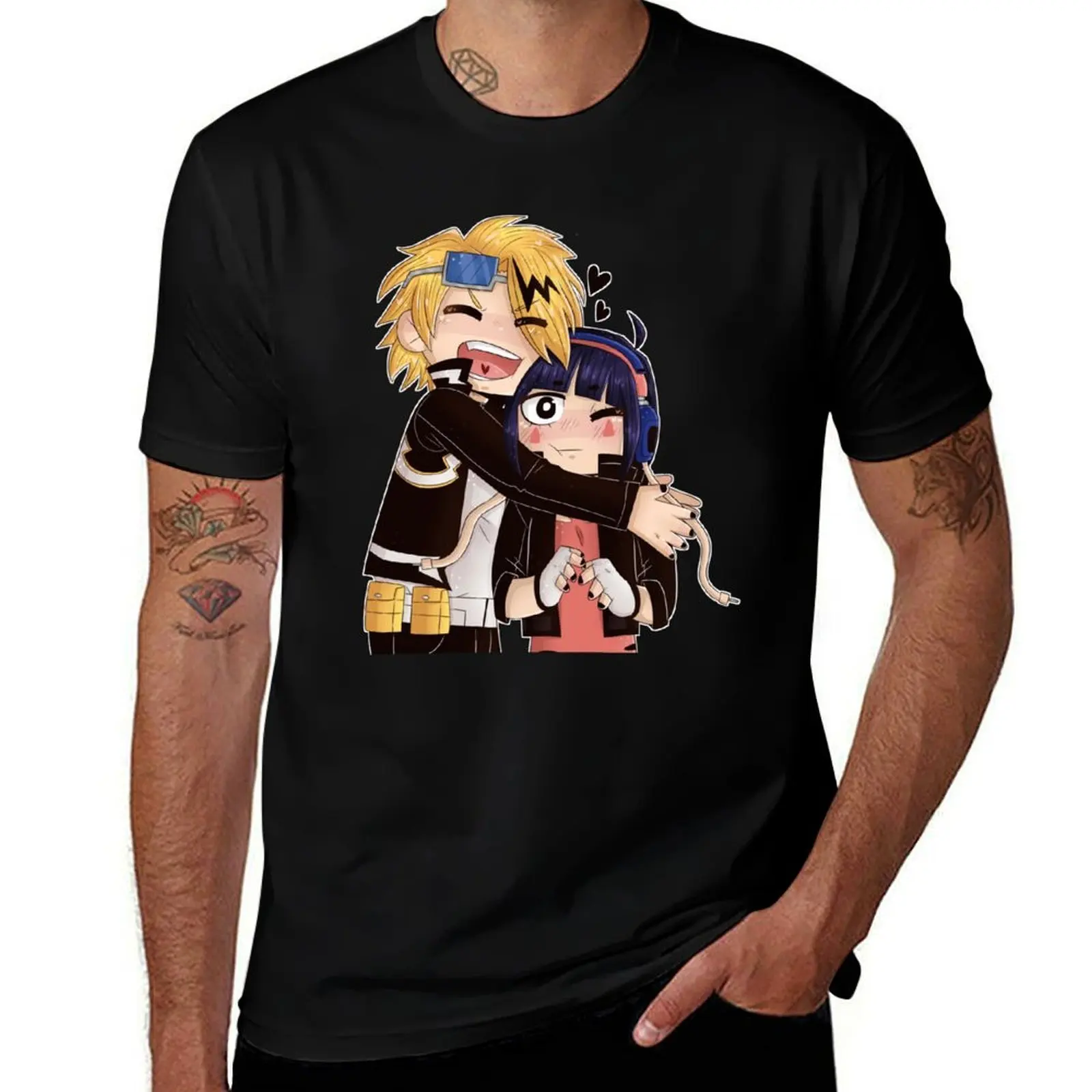 

Kaminari and Jirou T-Shirt man t shirt summer man graphic t shirt T-Shirt