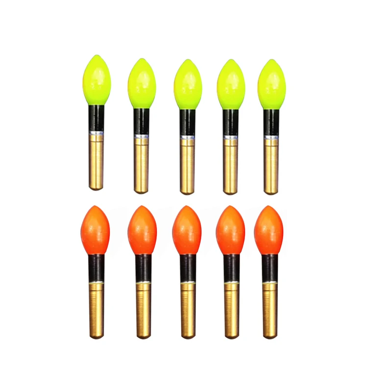 

10pcs/lot Light Stick Yellow/Red/Orange Lightstick No Battery LED Lamp Luminous Float Tool Night Fishing Tackle Accessory A621