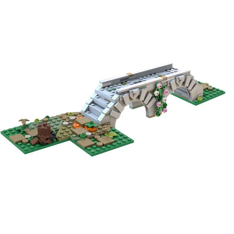 Nuovo ponte medievale MOC compatibile con 21325 bambini giocattoli fai da te blocchi di costruzione mattoni medievali decorazione kit di montaggio regali modello