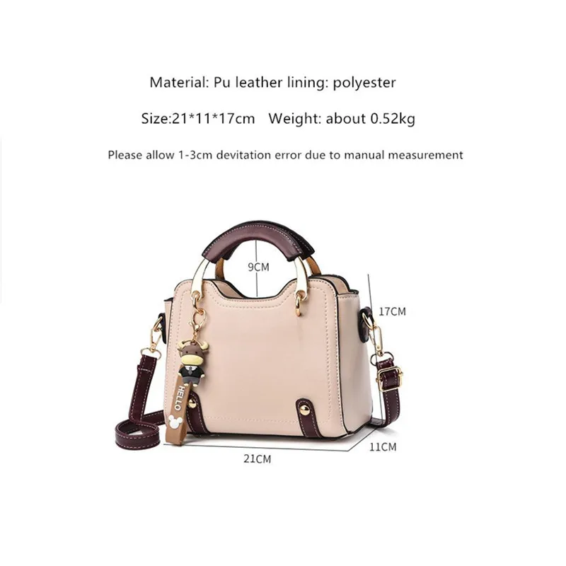 Vento Marea Sommer Frauen Taschen Seite klein neue Pu Leder niedlichen Kuh Tote Design Damen Schulter Geldbörse & Handtasche schwarze Schulter