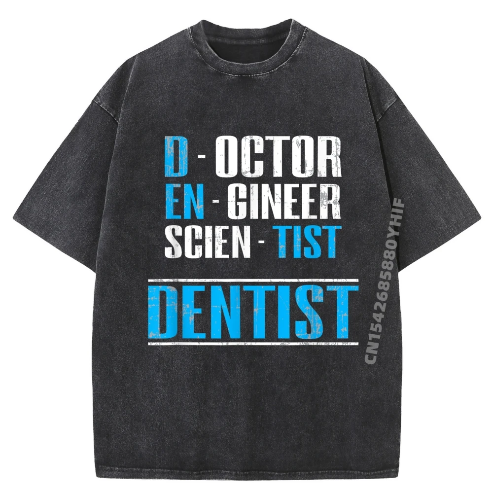 

Доктор-грагинер, ученый, забавные футболки с рисунком стоматолога, мужская хлопковая стираная футболка, удобные топы с принтом