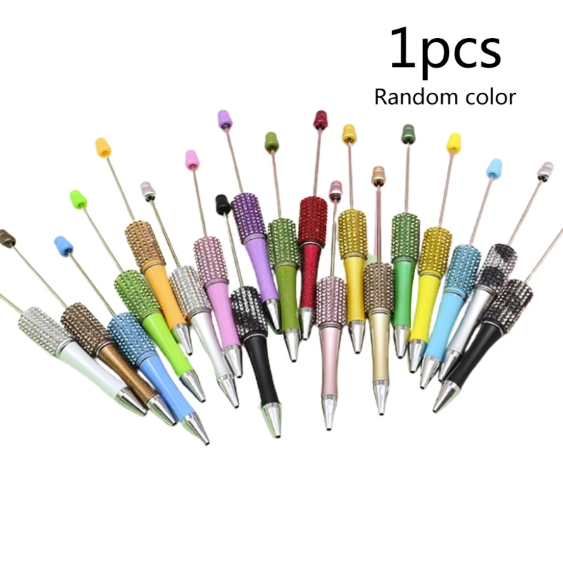 20CB Beadable Ballpoint Pen Ballpoint Pen Funny Writing Pen for Boy Girl Kid Class Reward Birthday Party Favor