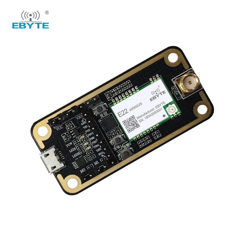 Test Board E22-400MBL-01/E22-900MBL-01 LoRa Development Evaluation Kit E22-400M22S/E22-900M22S USB to TTL MCU STM8L151G4