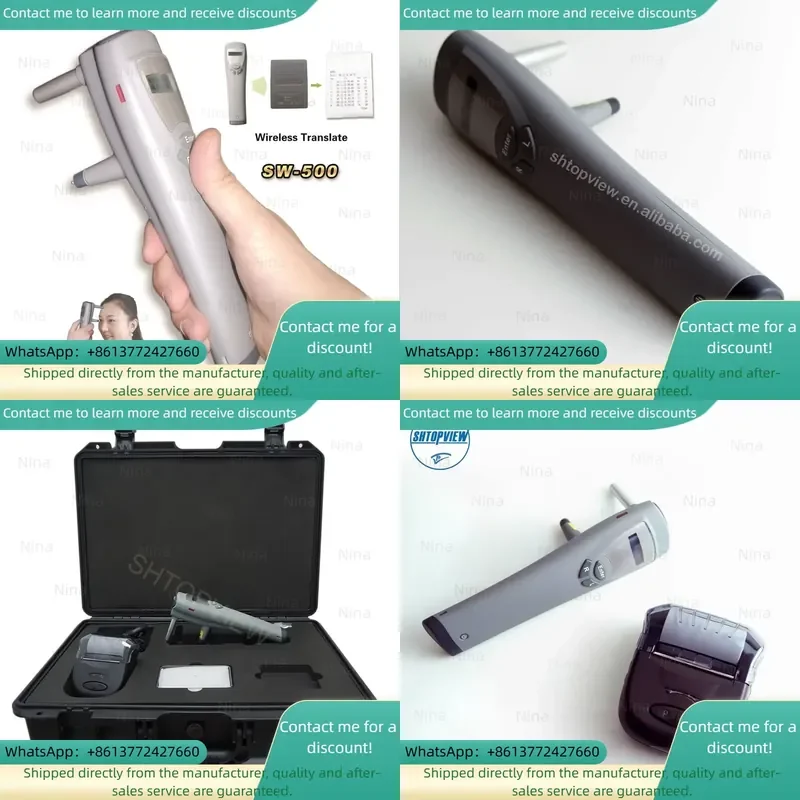 Portable SW-500 Gray Rebound Tonometer Accurate Intraocular Pressure Measurement by Contacting Cornea Optics Instruments