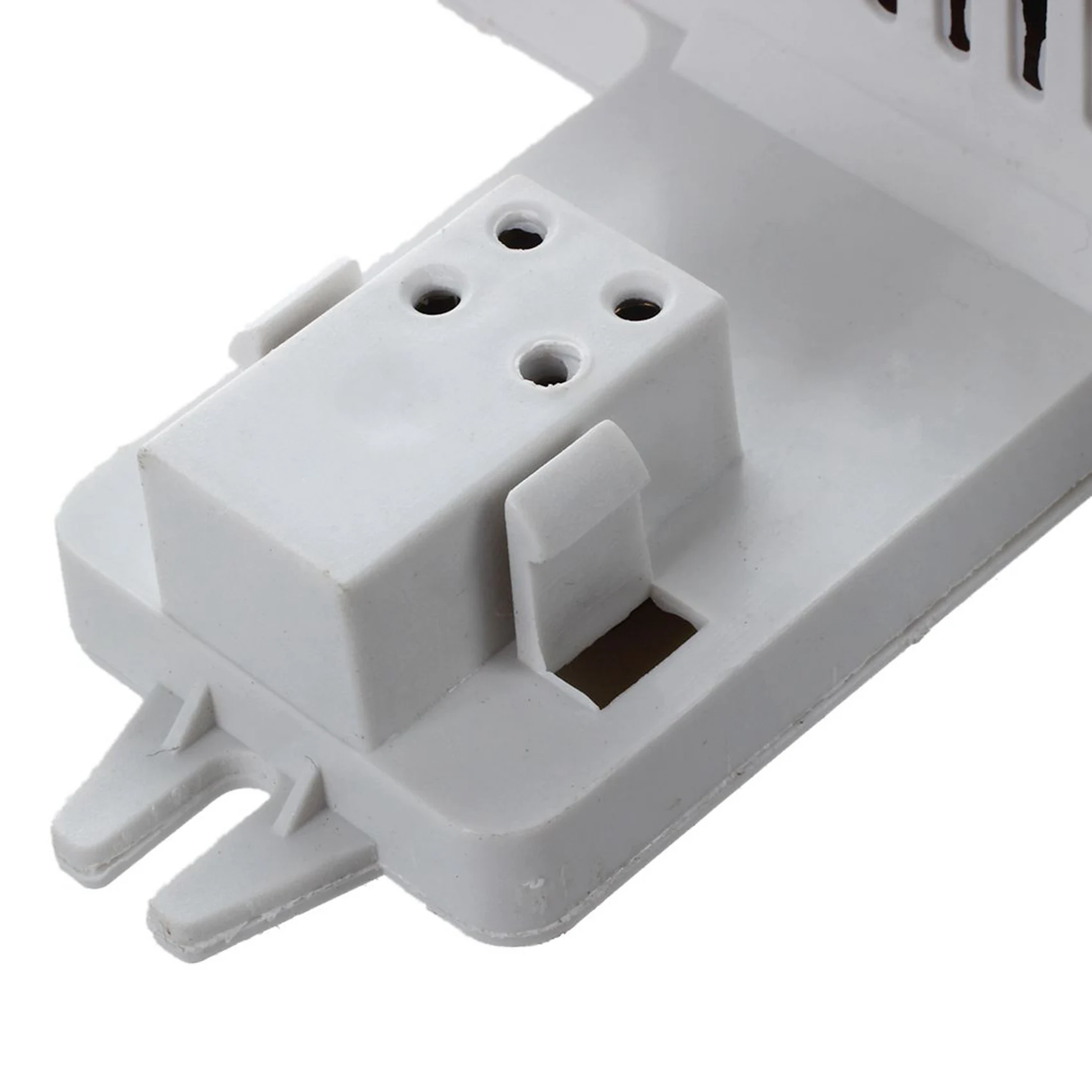 Winter Essential 2X White Plastic Shell 4 Pin 2D Tube Bulb Fluorescent Ballast AC 220V 0.19A 38W