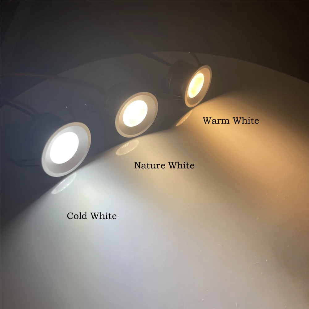 2W światełko punktowe LED 12V reflektor sufitowy z możliwością przyciemniania lampy ekspozycyjnej IP65 Focos Downlight schody wewnętrzne oświetlenie