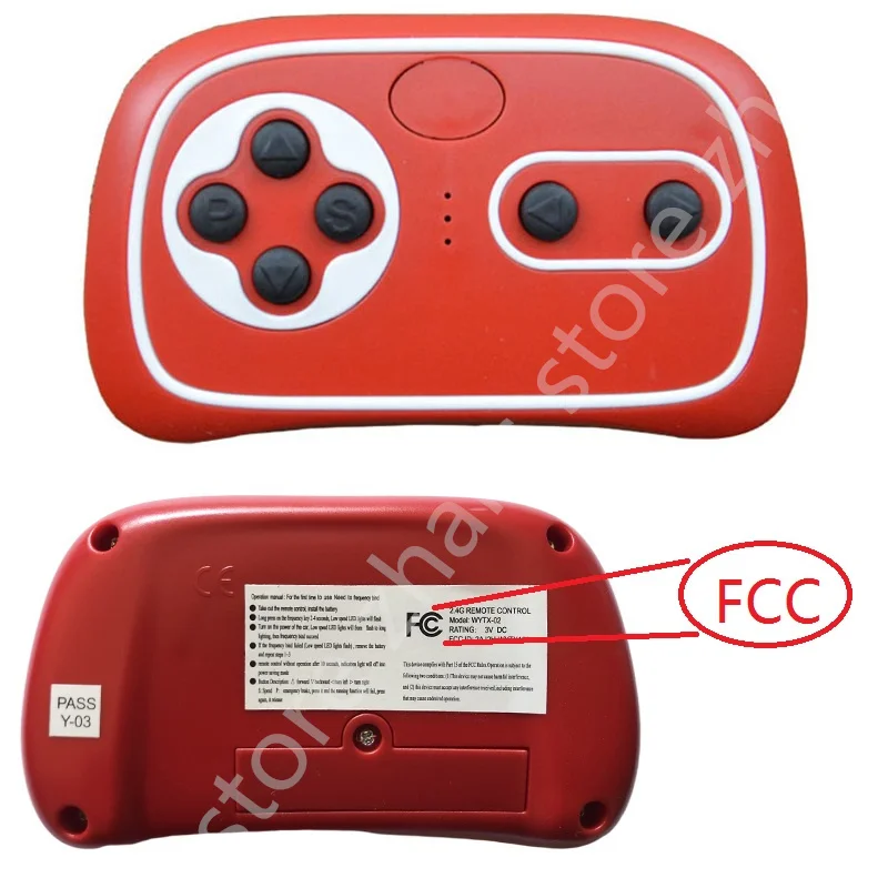 Wellye RX57 6V FCC Ricevitore per auto elettrica per bambini Controller per bambini Veicolo elettrico Weelye 2.4G Trasmissione Bluetooth
