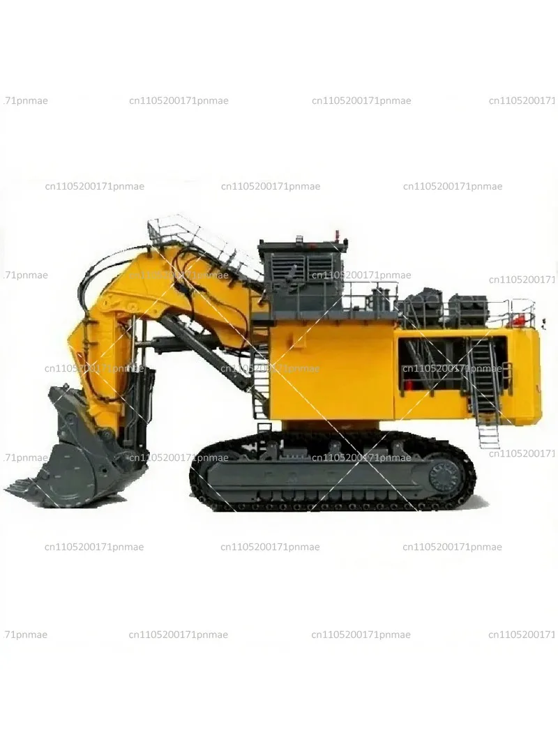 1/50 Scale Metal Excavator Model, Zinc Alloy Construction Vehicle, Simulation Mining Machinery Collectible