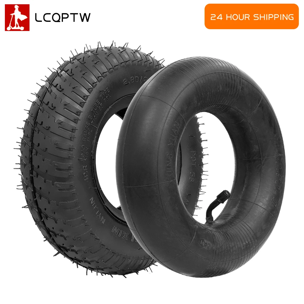 2.80/2.50-4 Off-road Tire and Inner Tube 9 Inch Tire for Gas / Electric Scooter ATV Elderly Mobility Scooter Wheelchair  Parts