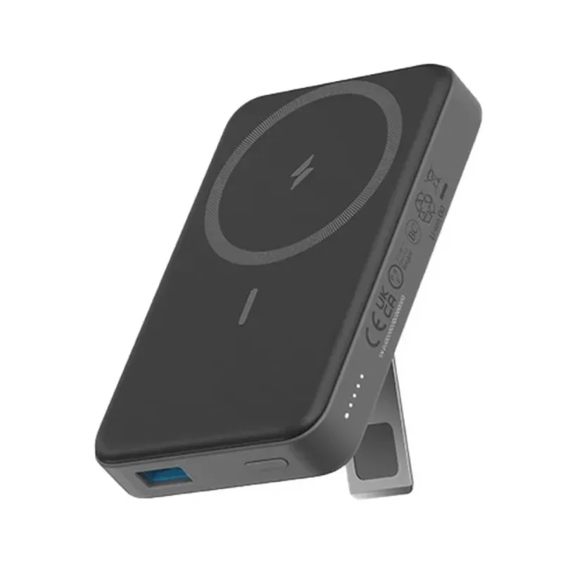 Anker-banco de Energia sem Fio Bateria Externa Carregamento Rápido Portátil Suporte Dobrável Usb Iphone 14 13 Pro 633 Maggo 10000mah