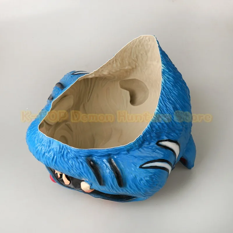 새로운 K팝 데몬 헌터즈 더피 타이거 코스프레 마스크 애니메이션 라텍스 헤드기어 할로윈 카니발 헤드 마스크 역할극 소품 의상 선물
