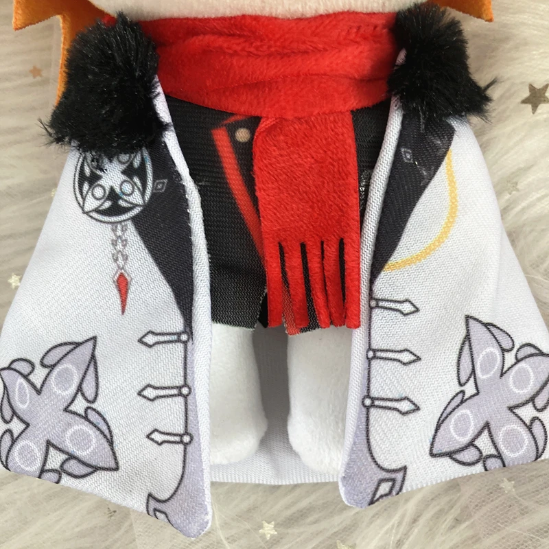 20cm Tartaglia  Plush Doll Toy Tartaglia Cosplay Anime Plushie Toys Game Cosplay Soft Stuffed Doll Kids Gift