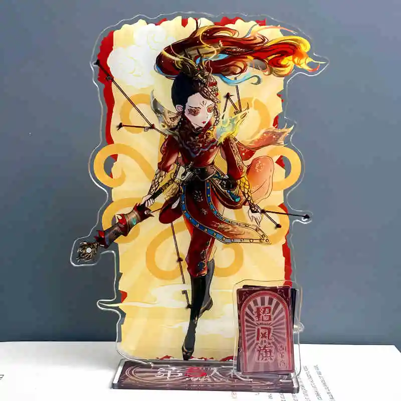 

18CM Identity Ⅴ Qi Shiyi Aesop Carl Norton Campbell Scene Cartoon Acrylic Stand Figure Display Model Plate Cosplay Desktop Decor