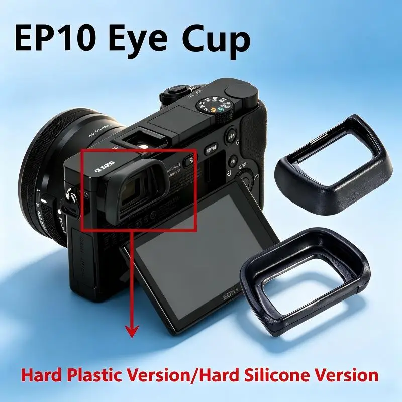 EP10 Eyecup Soft Silicone Camera Eyepiece Cushion Viewfinder Cover Blocks Stray Light Reduce Eye Fatigue For Sony A6000 A6100