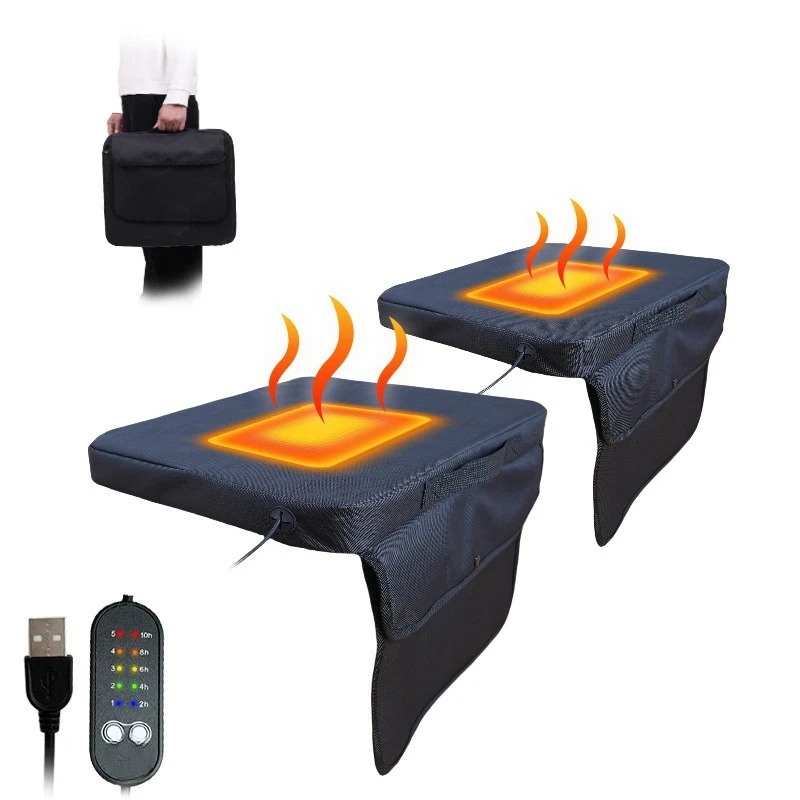 

Portable Outdoor Heated Chair Cushion Camping Heated Cushion Stand Chair Cushion