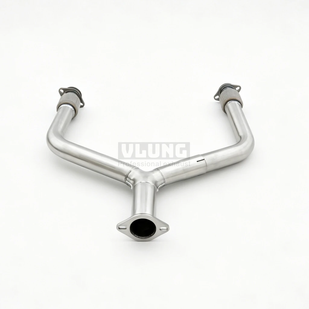 Stainless Steel Y-Pipe Exhaust Front Section for Infiniti QX70 3.5L V6 QX56/QX80 5.6L 2003-2019 High Performance