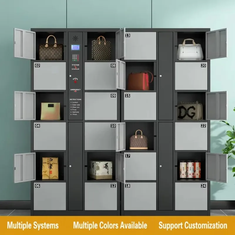 Supermarket Smart Storage Cabinet Password Staff Locker Storage Items Equipment Custom