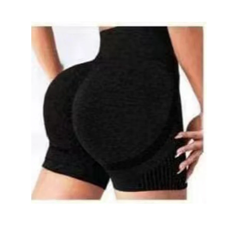 شورت يوجا نسائي عالي الخصر ملابس رياضية للياقة البدنية ورفع الأثقال في صالة الألعاب الرياضية والجري متعدد الألوان