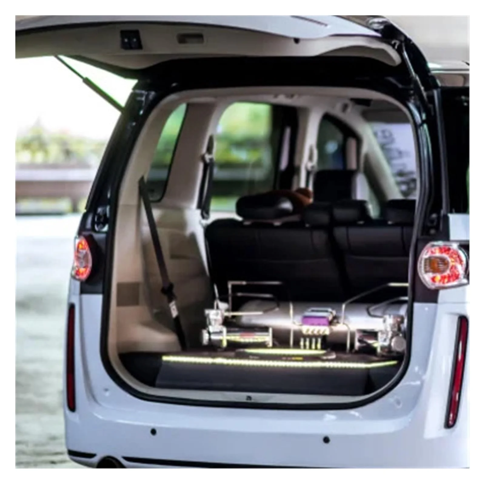 

Auto Pop-Up Trunk Struts for Mazda Biante 2008-2018 Minivan With Spoiler Automatic Opening Gas Lift Supports with Springs