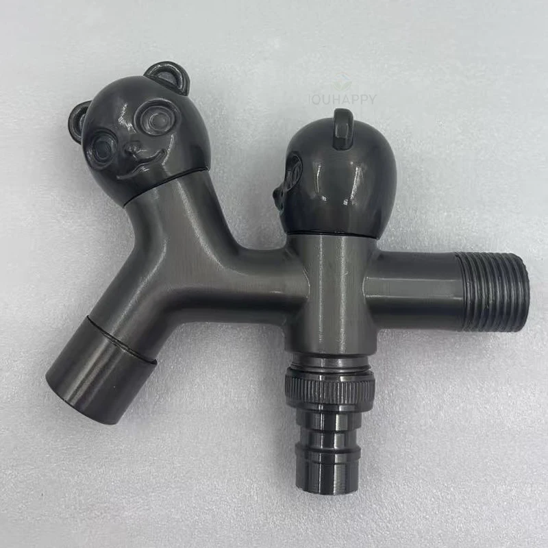 

Wall Mounted Washing Machine Faucet Single Cold Water Tap Dual Outlet Faucet Outdoor Garden Basin Faucet Home Graden Accessories