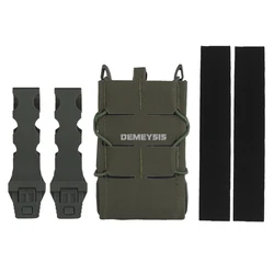 Portacargadores táctico MOLLE doble calibre 5.56 y 7.62 mm