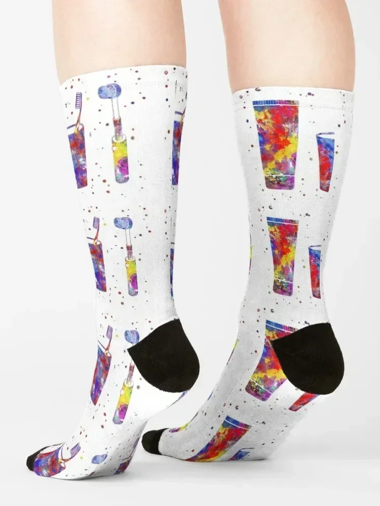 Dental care tools, dental tools Socks kids hiking retro snow Male Socks Women's