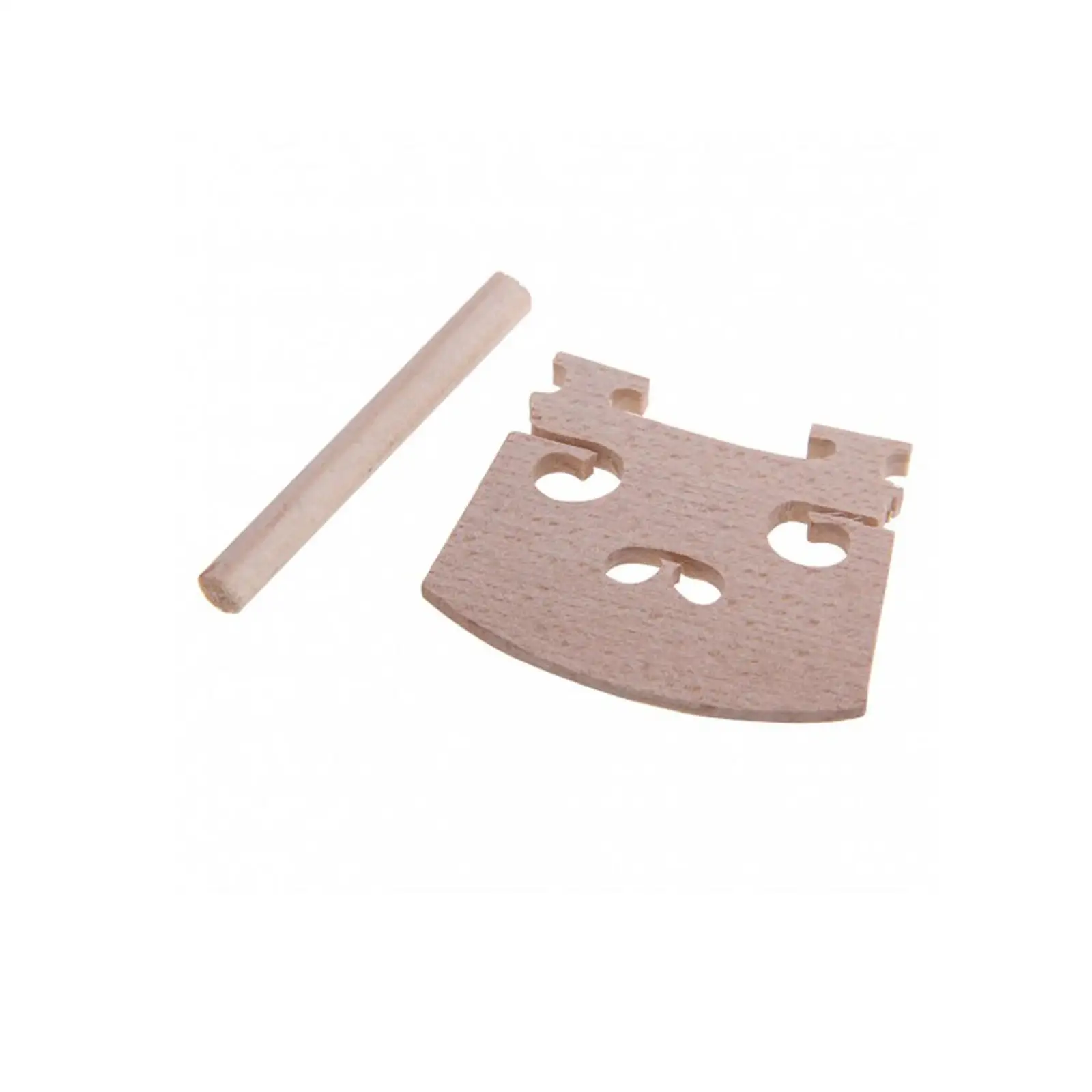 4/4 Violin Accessories Kit Professional Luthier Tools Replacement Easy to Use Sturdy Sound Post Fine Tuners Violin Parts