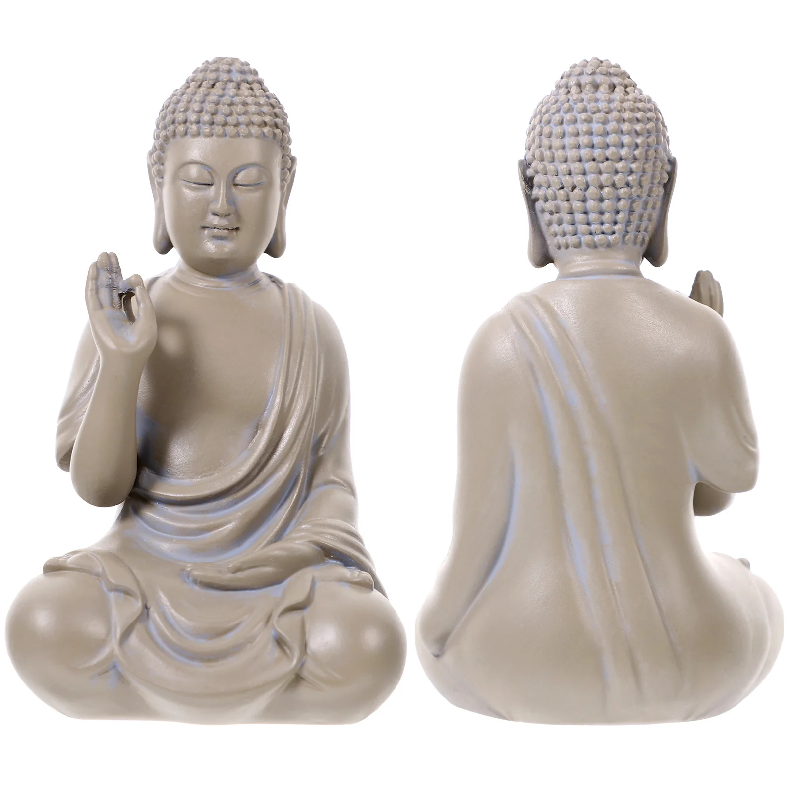 

Decorative Buddha Aquarium Ornament Resin Statue Unique Home Decoration Lifelike Creative Longlasting Use Aquarium Sitting