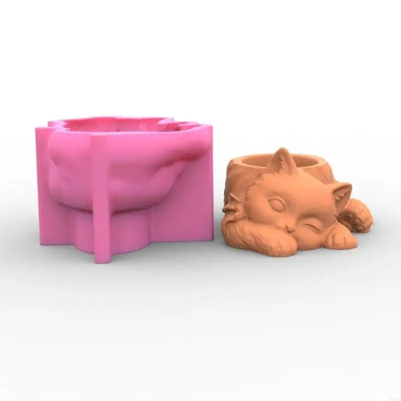 

85LF Succulents Flower Pot Resin Silicone Mold Suitable for Diy Garden Flower Pot