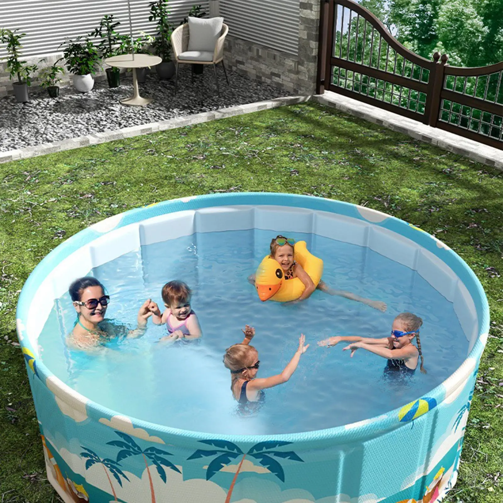 90/120/160cm pliable enfants piscine pataugeoire enfants piscine bébé encadré piscines bain pour animaux de compagnie enfant bassin piscine pour animaux de compagnie chien baignoire