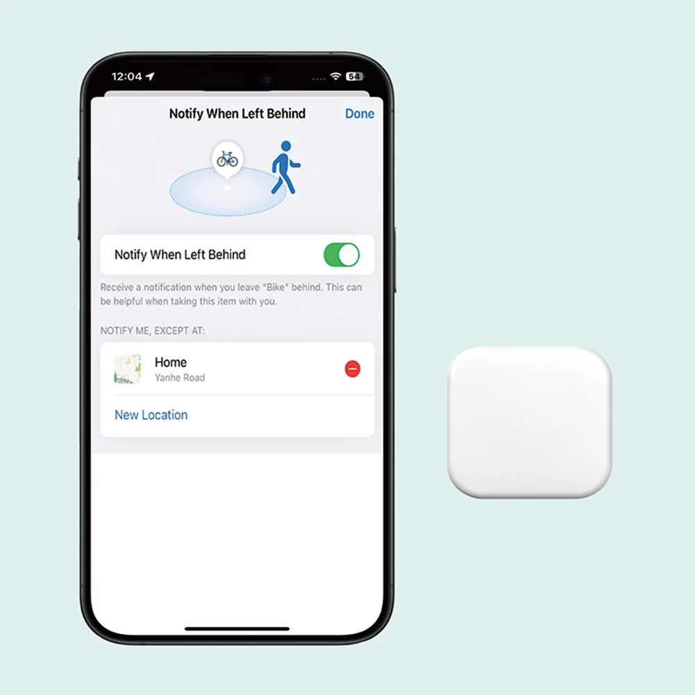 GPS Tracker Wallet Finder Item Locator Item Finder for Apple Find My APP iOS Only