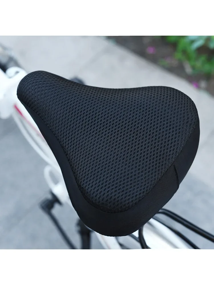 AliExpress NONE Bicycle Mesh Seat Cover Mountain Bike Cotton Car Seat Cushion Cover Bicycle Saddle Insulation Breathable Cycling Accessories