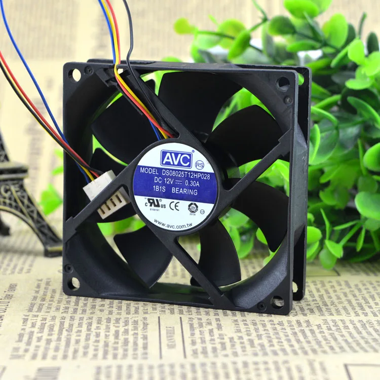 

8025 8CM 4WIRES BALL FAN TEMPERATURE CONTROL DS08025T12HP028 0.30A