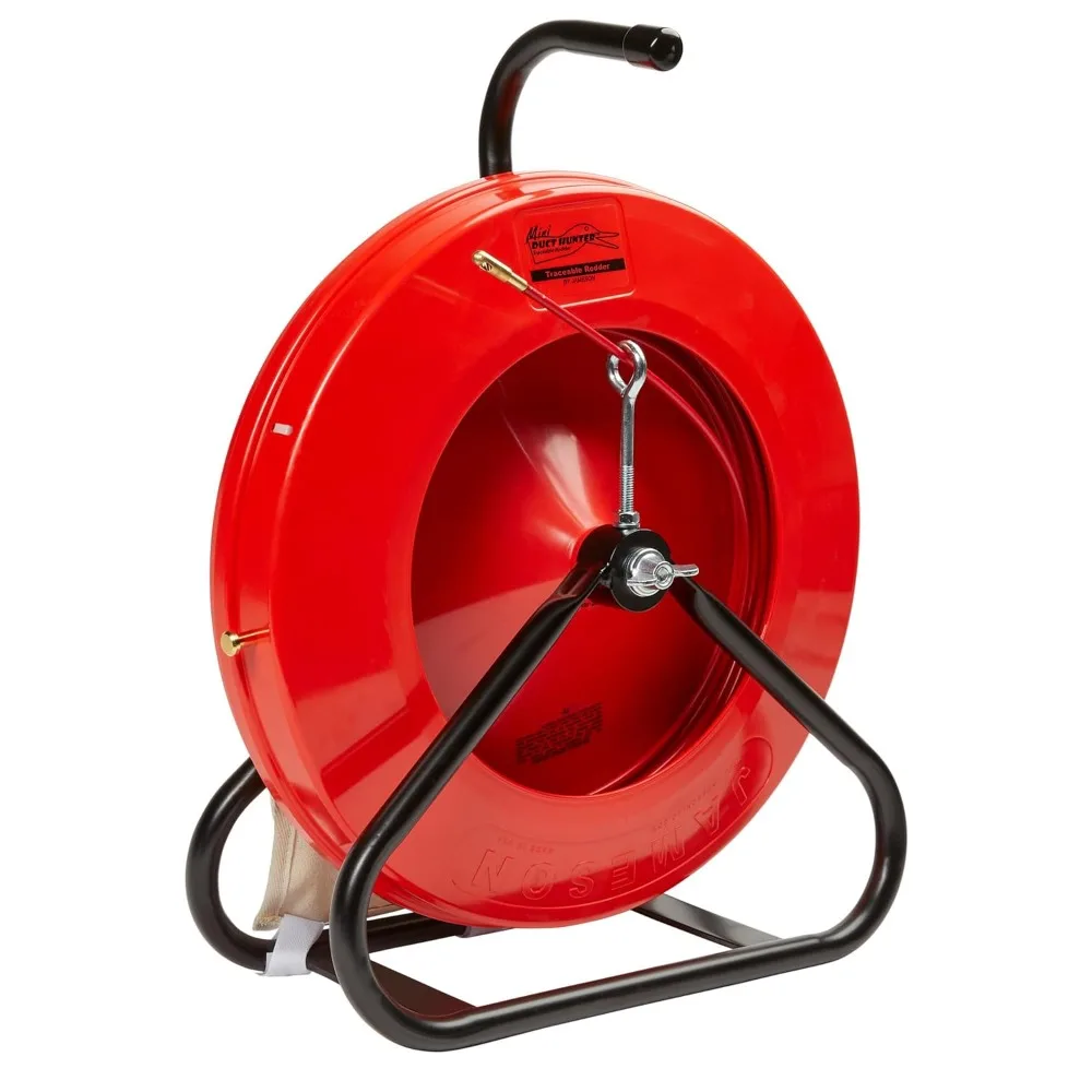 

Tools Mini-Duct Hunter Traceable Rodder, 3/16" x 100' - Precision Underground Duct and Pipe Locator