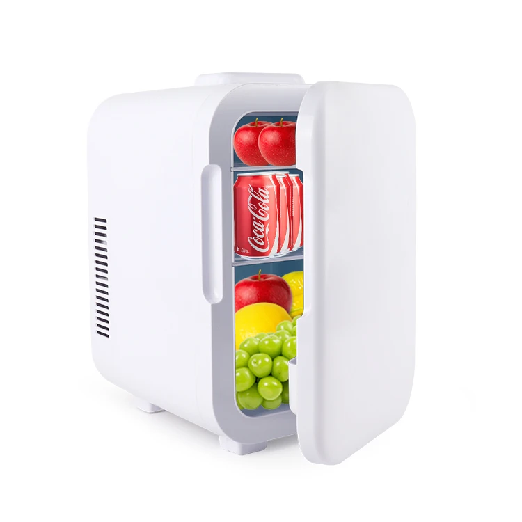 

Customizable 8L Mini Car Refrigerator Semiconductor Fridge Cooling Or Heating Dual Function Bedroom Refrigerator