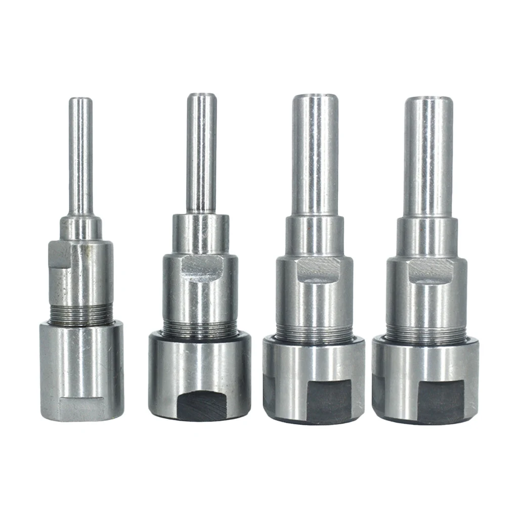 Diameter Shank Router Collet ekstensi pemegang Chuck adaptor 6.35mm