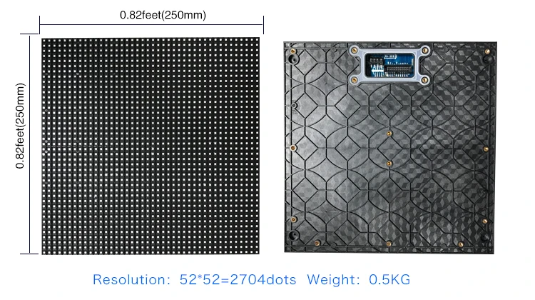 P4 High Refresh Rate LED Matrix Module HD Pixel Panel Commercial Video Wall Display Accessories