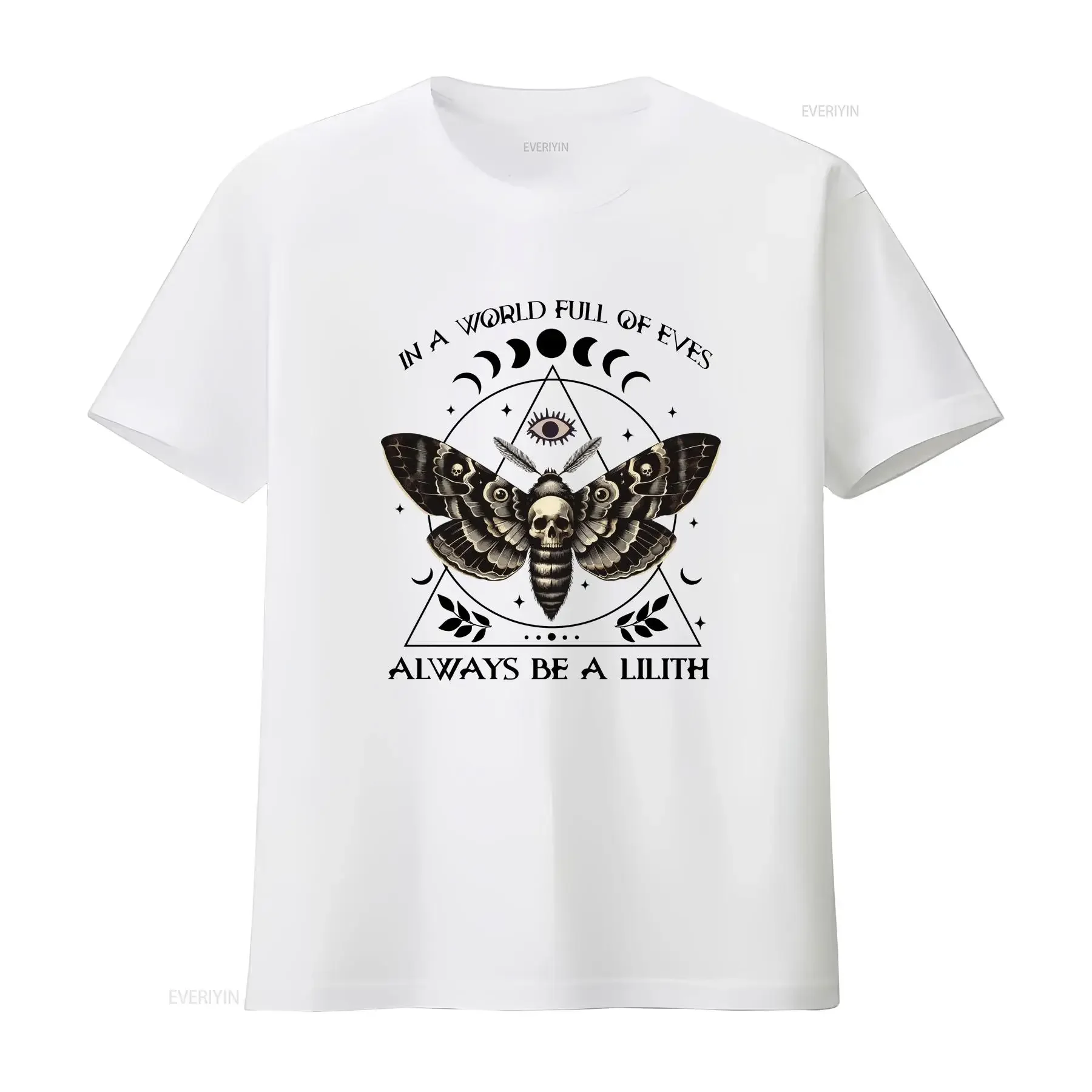 In a World Full of Eves Always Be Lilith T Shirt Pagan SweaT Witchy Women Halloween Party Gothic vintage Washed homme Stretched