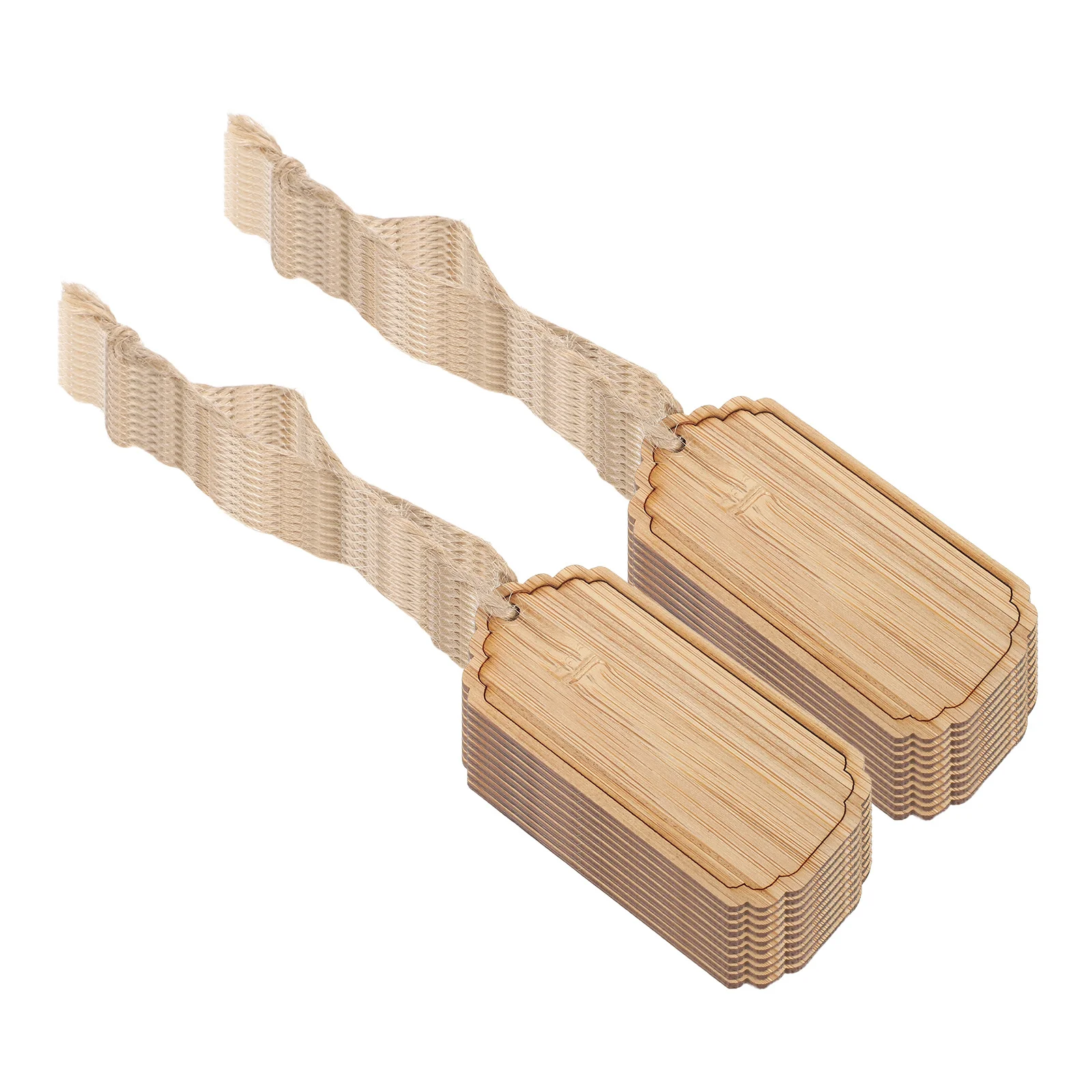 

20Pcs Bamboo Plant Labels Blank Hanging Tags Reusable Decorative Garden Signs for Indoor Outdoor Flower Pots Vegetable Plant