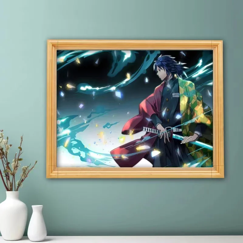 5D Diamond Painting Anime Role D-Demon Slayer Mosaic Kits Embroidery DIY Home Decor Children\'s Gift Cross Stitch Handmade