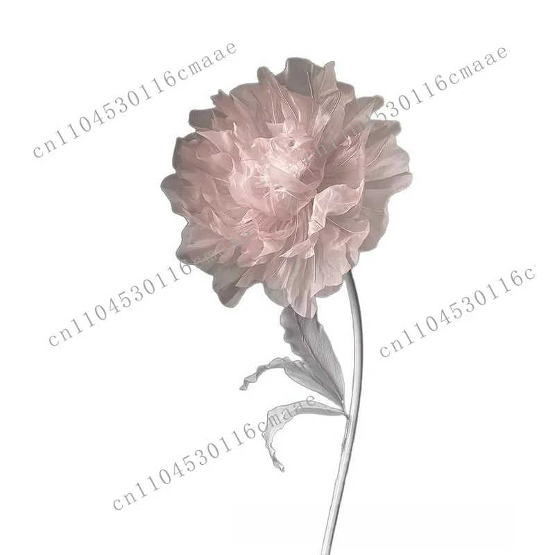 Peony flower simulation flower giant net safflower outdoor pink peony floral arrangement