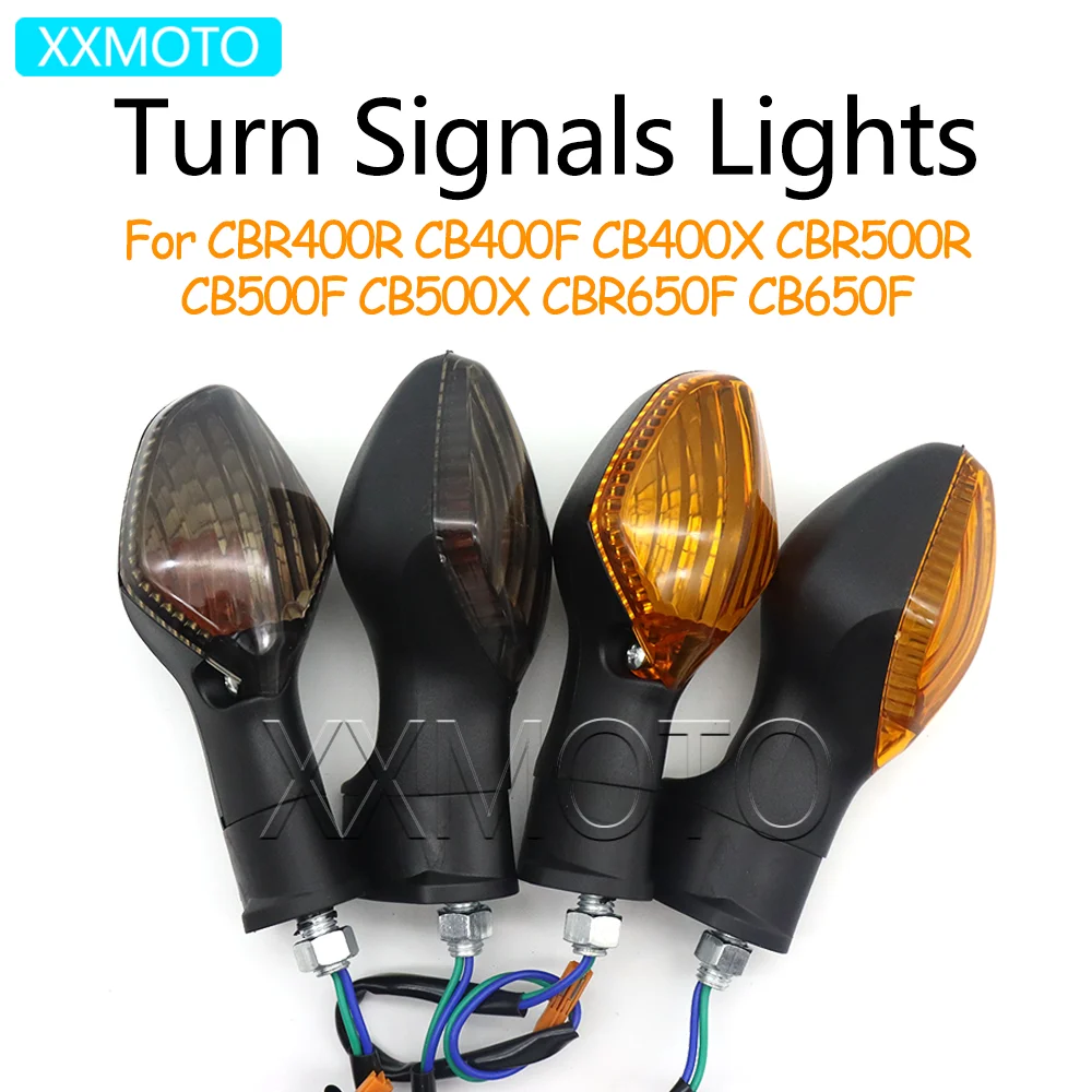 

For Honda CB400F CB400X CBR400R CB500F CB500X CBR500R CB650F CBR650F CB 400F CBR 500R 650F Motorcycle Turn Signals Lights Lamp