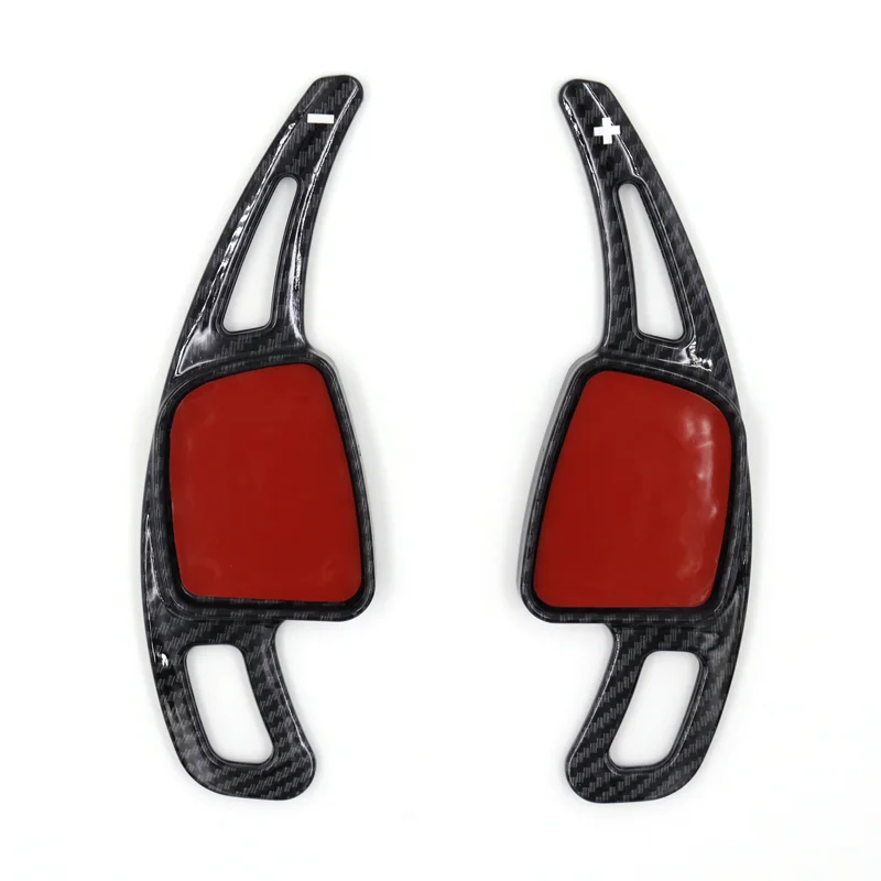 2pcs/lot Car Sports Steering Wheel Shift Paddle Shifter Fit For Audi A3 A4 A5 S3 S4 S5 SQ5 SQ7 Q2 Q3 Q5 Q7 TT TTS ABS Carbon