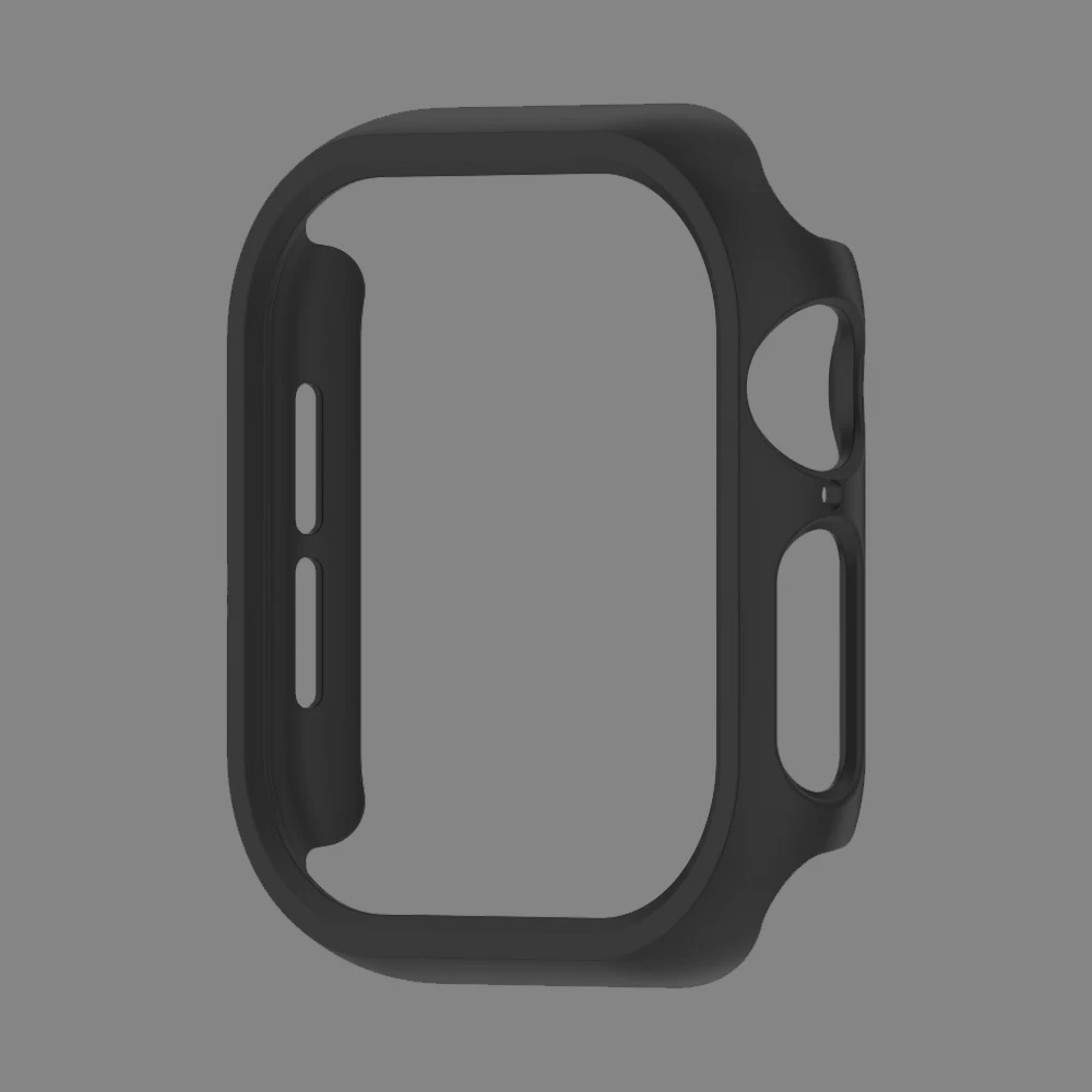 

Полый чехол для Apple Watch, чехол 46 мм, 42 мм, 41 мм, 45 мм, 44 мм, 40 мм, ремешки, защитная пленка для экрана ПК, бампер iWatch Series 10 9 7 8 6 se 5 4