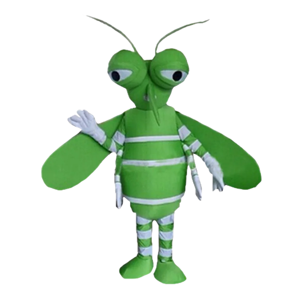 MASCOT Green Mosquito mascot costume custom fancy costume anime cosplay kits mascotte fancy dress carnival costume