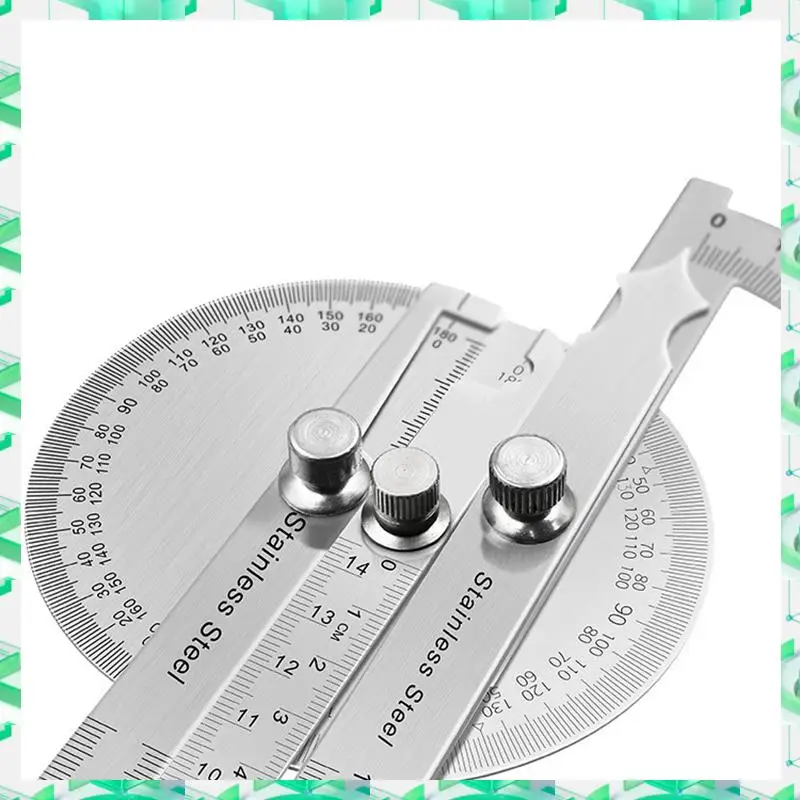 

FIZP Protractor Indexing Gauge Stainless Steel 180 Degree Semicircle Carpenter's Square